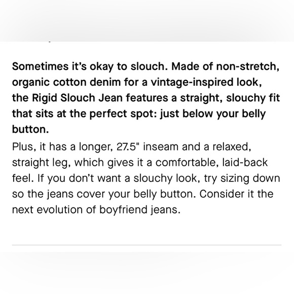 NWT Everlane The Relaxed Straight Organic Jean size 29 - Picture 7 of 16